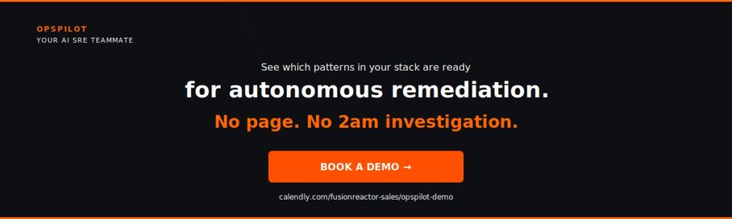 OpsPilot self healing runbooks autonomous remediation book demo Coworker 2026